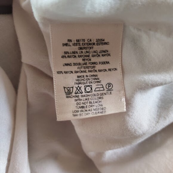 MAEVE ANTHROPOLOGIE | Linen Blend Striped Button Maxi Or Midi Dress Nautical 12P - Picture 14 of 16